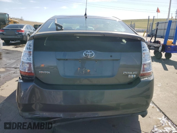 2007 Toyota Prius with VIN JTDKB20U273244839, listed as a Copart auction lot 53083365 with 166,914 mi miles and Salvage Title. Bid and sale history available at carsss.com. Image 6.