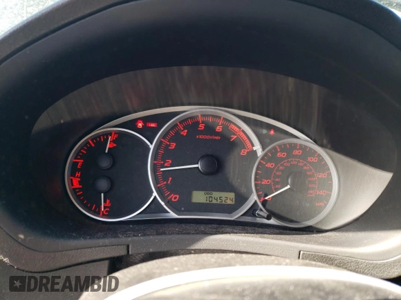 2012 Subaru WRX WRX Limited with VIN JF1GR7E69CG200614, listed as a Copart auction lot 84566314 with 104,524 mi miles and Salvage title. Bid and sale history available at DreamBid. Image 9.