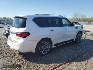 2019 Infiniti QX80 LUXE with VIN JN8AZ2NE4K9232422, listed as a Copart auction lot 48535354 with 112,686 mi miles. Bid and sale history available at carsss.com. Image 3.