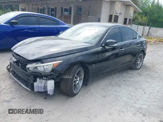 2014 Infiniti Q50 Premium z VIN JN1BV7APXEM680281, wystawiony jako IAAI lot #42084485 z przebiegiem 117 469 mil mil oraz . Historia ofert i sprzedaży dostępna na DreamBid. Obrazek 2.