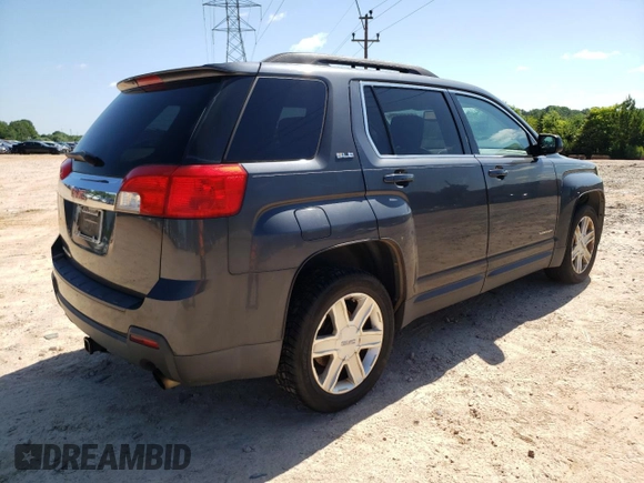 2011 GMC Terrain SLE-2 with VIN 2CTFLSE58B6404860, listed as a Copart auction lot 61456805 with 189,537 mi miles and Clean title. Bid and sale history available at DreamBid. Image 3.