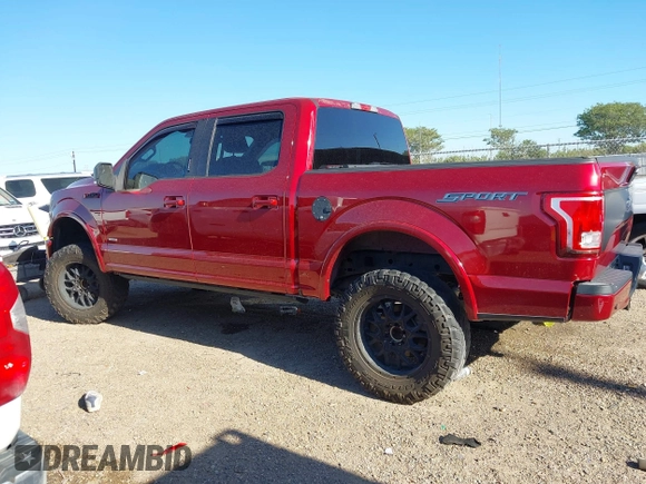 2016 Ford F-150 XL with VIN 1FTEW1CG7GKD74512, listed as a IAAI auction lot 41916657 with 54,295 mi miles and . Bid and sale history available at DreamBid. Image 14.