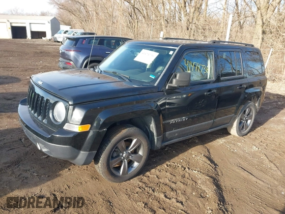 2014 Jeep Patriot High Altitude with VIN 1C4NJPFAXED888929, listed as a IAAI auction lot 41474736 with 117,697 mi miles and . Bid and sale history available at carsss.com. Image 2.