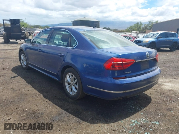 2016 Volkswagen Passat 1.8T S with VIN 1VWAT7A37GC046198, listed as a IAAI auction lot 40453774 with 78,257 mi miles. Bid and sale history available at carsss.com. Image 3.