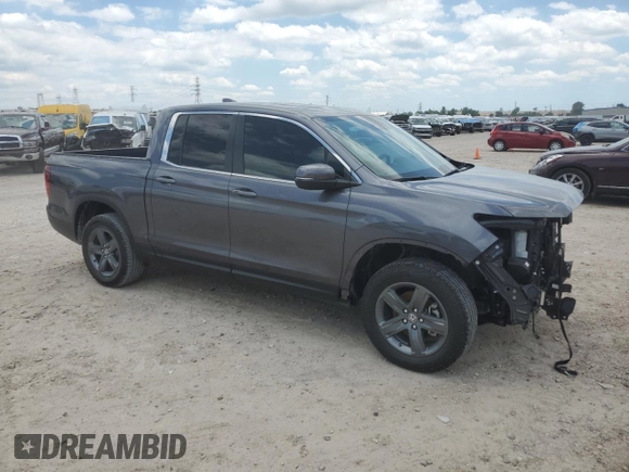 2022 Honda Ridgeline RTL z VIN 5FPYK3F51NB013101, wystawiony jako Copart lot #56360865 z przebiegiem 14 945 mil mil oraz Szkoda całkowita • Salvage title. Historia ofert i sprzedaży dostępna na DreamBid. Obrazek 4.