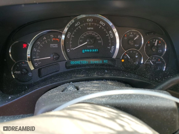 2005 Cadillac Escalade EXT with VIN 3GYEK62N05G112791, listed as a Copart auction lot 46474795 with 314,418 mi miles and Salvage Title. Bid and sale history available at carsss.com. Image 9.