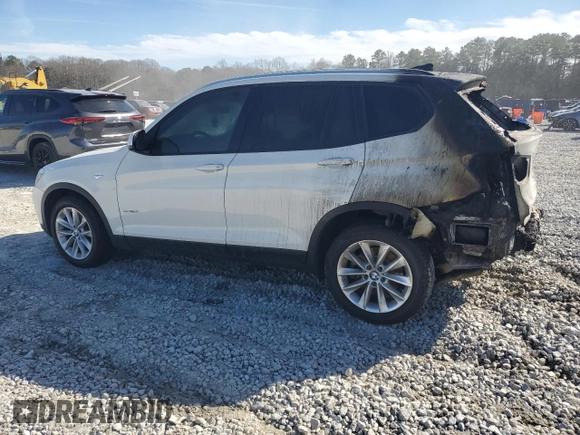 2017 BMW X3 sDrive28i with VIN 5UXWZ7C30H0V91598, listed as a Copart auction lot 46327115 with Not Provided miles and Non Repairable. Bid and sale history available at DreamBid. Image 2.