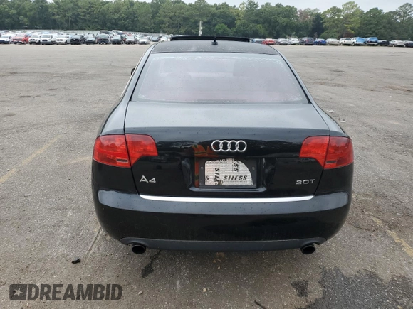 2007 Audi A4 2.0T with VIN WAUAF78EX7A153160, listed as a Copart auction lot 69933174 with 162,252 mi miles and Salvage Title. Bid and sale history available at carsss.com. Image 6.