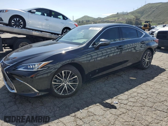 2023 Lexus ES with VIN 58ADA1C19PU027956, listed as a Copart auction lot 48801015 with 33,169 mi miles and Salvage Title. Bid and sale history available at carsss.com. Image 1.