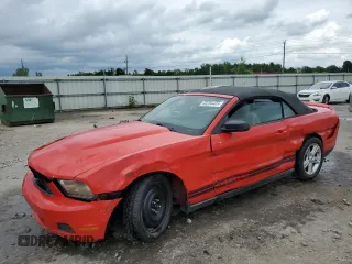 2012 Ford Mustang V6 with VIN 1ZVBP8EMXC5257153, listed as a Copart auction lot 58206405 with 188,460 mi miles and Salvage title. Bid and sale history available at DreamBid. Image 1.
