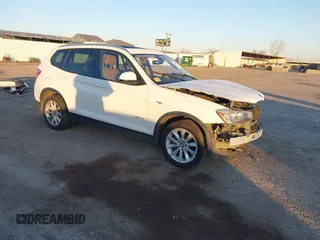 2015 BMW X3 sDrive28i with VIN 5UXWZ7C54F0F75891, listed as a IAAI auction lot 41691293 with 142,128 mi miles and . Bid and sale history available at DreamBid. Image 1.
