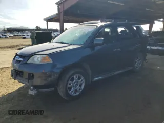 2005 Acura MDX Touring z VIN 2HNYD18935H517824, wystawiony jako Copart lot #46349395 z przebiegiem 210 390 mil mil oraz Szkoda całkowita • Salvage title. Historia ofert i sprzedaży dostępna na DreamBid. Obrazek 1.