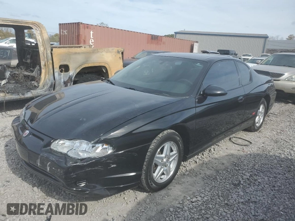 2005 Chevrolet Monte Carlo LS with VIN 2G1WW12E159231003, listed as a Copart auction lot 79109084 with 36,571 mi miles and Salvage Title. Bid and sale history available at carsss.com. Image 1.