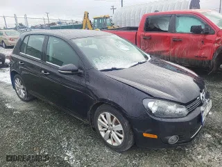 2013 Volkswagen Golf TDI w/Sunroof & Nav with VIN WVWNM7AJ4DW061607, listed as a Copart auction lot 83153834 with 115,472 mi miles and Salvage Title. Bid and sale history available at carsss.com. Image 4.