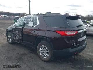 2020 Chevrolet Traverse LT Cloth with VIN 1GNEVGKW8LJ151515, listed as a IAAI auction lot 41685626 with 107,107 mi miles. Bid and sale history available at carsss.com. Image 3.