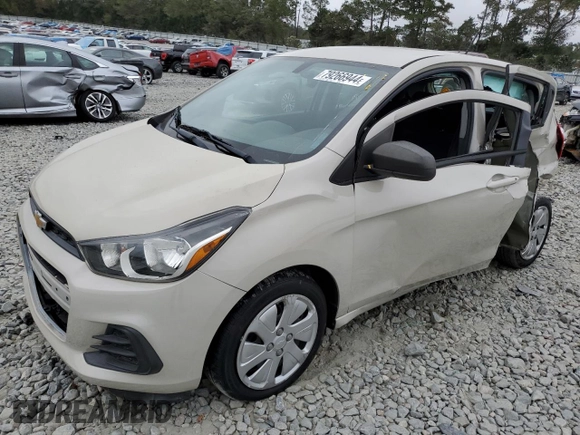 2016 Chevrolet Spark LS with VIN KL8CB6SA0GC563535, listed as a Copart auction lot 79266944 with 86,056 mi miles and Salvage Title. Bid and sale history available at carsss.com. Image 1.