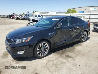 2015 Kia Optima SX Turbo with VIN 5XXGR4A67FG504129, listed as a Copart auction lot 60459525 with 62,091 mi miles and Salvage title. Bid and sale history available at DreamBid. Image 1.