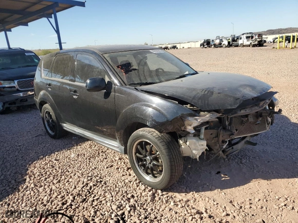 2010 Mitsubishi Outlander GT with VIN JA4JT5AX8AZ005314, listed as a Copart auction lot 46630305 with 145,113 mi miles and Salvage Title. Bid and sale history available at carsss.com. Image 4.