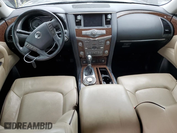 2020 Nissan Armada Platinum with VIN JN8AY2NF8L9360207, listed as a Copart auction lot 73883104 with Not Provided miles and Non Repairable. Bid and sale history available at carsss.com. Image 8.