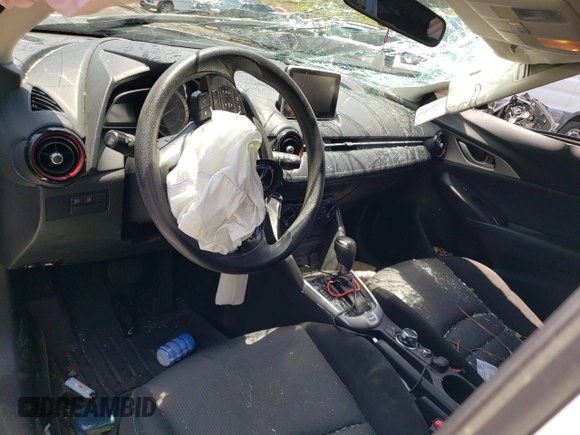 2017 Mazda CX-3 Sport with VIN JM1DKDB78H0157347, listed as a Copart auction lot 57710494 with 0 mi miles and Salvage Title. Bid and sale history available at carsss.com. Image 8.