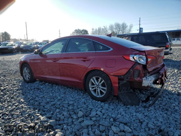 2017 Hyundai Sonata 2.4L with VIN 5NPE24AF7HH541197, listed as a Copart auction lot 48657125 with 124,169 mi miles and Salvage Title. Bid and sale history available at carsss.com. Image 2.