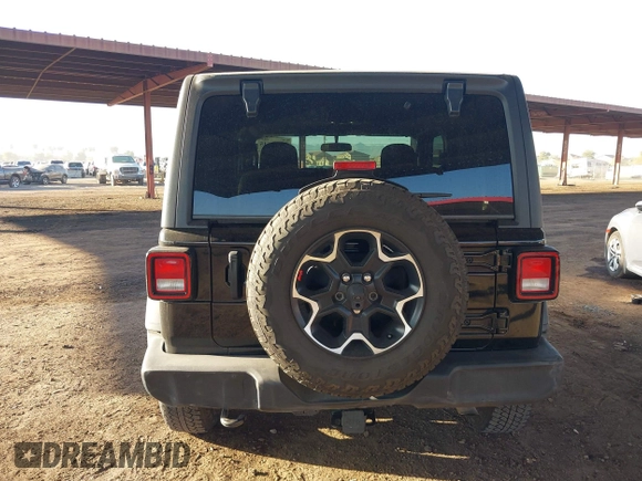 2021 Jeep Wrangler Sport S with VIN 1C4GJXAN5MW725966, listed as a IAAI auction lot 41144645 with 38,286 mi miles and . Bid and sale history available at DreamBid. Image 16.
