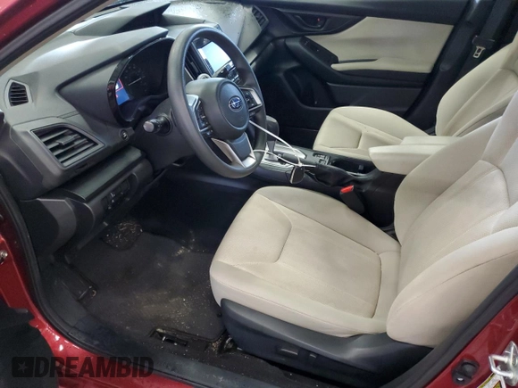 2022 Subaru Impreza Premium with VIN 4S3GKAD65N3603318, listed as a Copart auction lot 50488335 with 41,666 mi miles and Salvage title. Bid and sale history available at DreamBid. Image 7.