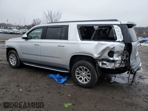 2019 GMC Yukon XL SLT with VIN 1GKS1GKC2KR380936, listed as a Copart auction lot 84625174 with 118,077 mi miles and Salvage Title. Bid and sale history available at carsss.com. Image 2.