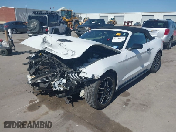 2020 Ford Mustang EcoBoost with VIN 1FATP8UH0L5119932, listed as a IAAI auction lot 41858957 with 61,952 mi miles and . Bid and sale history available at carsss.com. Image 18.