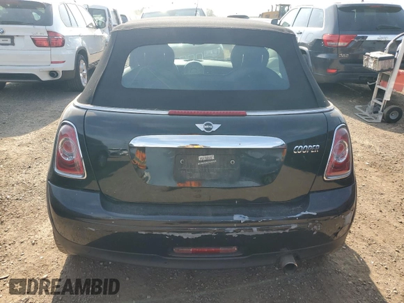 2011 MINI Convertible with VIN WMWZN3C57BT133547, listed as a Copart auction lot 64819375 with Not provided miles and Clean title. Bid and sale history available at DreamBid. Image 6.