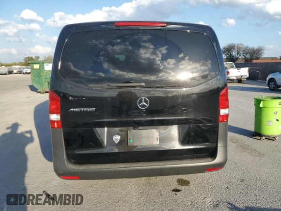 2023 Mercedes-Benz Metris with VIN W1WV0FEY8P4290244, listed as a Copart auction lot 44124005 with 9,072 mi miles and Salvage Title. Bid and sale history available at DreamBid. Image 6.