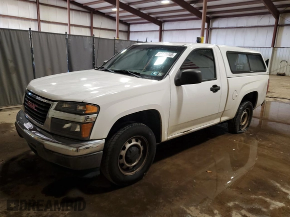 2011 GMC Canyon Work Truck with VIN 1GTC5LF93B8137685, listed as a Copart auction lot 48581745 with 323,484 mi miles and Clean Title. Bid and sale history available at carsss.com. Image 1.