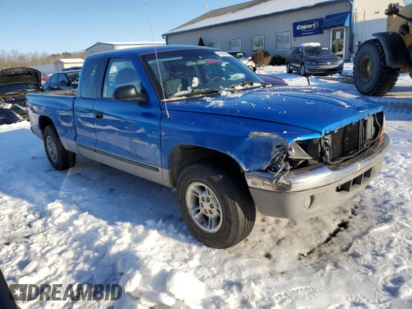 1999 Dodge Dakota SLT with VIN 1B7GL22X8XS205964, listed as a Copart auction lot 41640745 with 176,380 mi miles and Non Repairable. Bid and sale history available at carsss.com. Image 4.