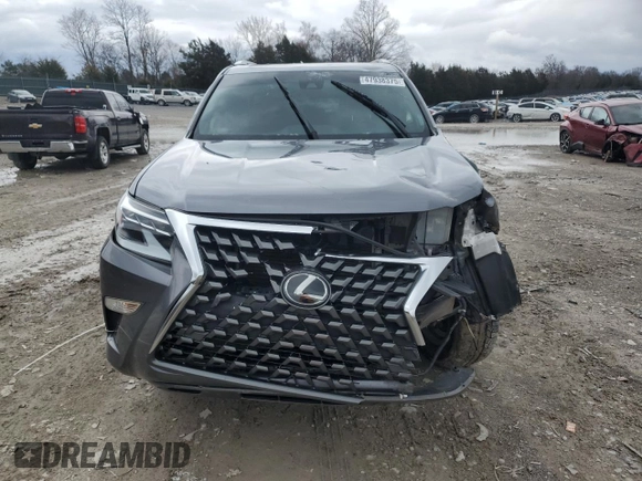 2021 Lexus GX with VIN JTJBM7BX3M5278378, listed as a Copart auction lot 47938375 with 69,259 mi miles and Salvage Title. Bid and sale history available at carsss.com. Image 5.
