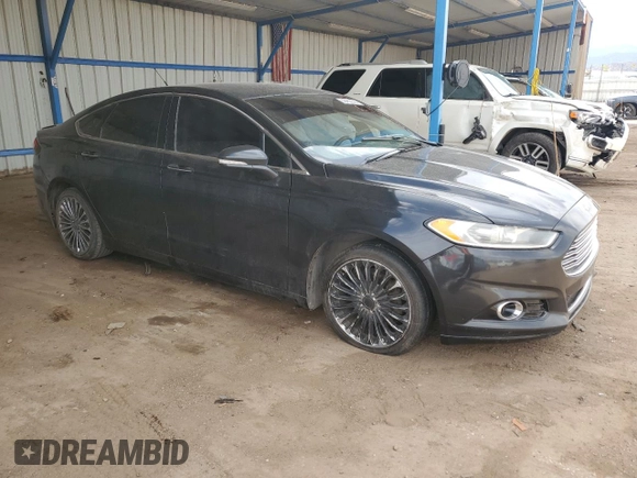 2014 Ford Fusion Titanium with VIN 3FA6P0K91ER276850, listed as a Copart auction lot 52452995 with 0 mi miles and Salvage Title. Bid and sale history available at carsss.com. Image 4.