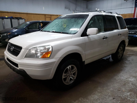 2005 Honda Pilot EX-L with NAVI with VIN 2HKYF18755H549731, listed as a Copart auction lot 48606165 with 200,642 mi miles and Clean Title. Bid and sale history available at carsss.com. Image 1.