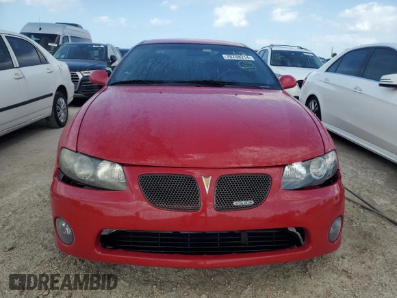 2004 Pontiac GTO with VIN 6G2VX12G14L315015, listed as a Copart auction lot 78708214 with Not Provided miles and Non Repairable. Bid and sale history available at DreamBid. Image 5.
