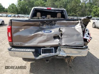 2021 Ford F-150 XL with VIN 1FTFW1E81MFC40903, listed as a Copart auction lot 59618935 with 97,419 mi miles and Salvage title. Bid and sale history available at DreamBid. Image 6.