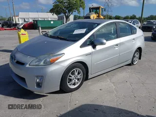 2011 Toyota Prius I with VIN JTDKN3DU1B0285951, listed as a IAAI auction lot 41963891 with 165,744 mi miles. Bid and sale history available at carsss.com. Image 2.