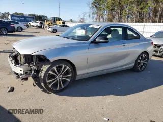 2014 BMW 2 Series 228i with VIN WBA1F5C55EV256150, listed as a Copart auction lot 44221515 with 66,334 mi miles and Salvage Title. Bid and sale history available at carsss.com. Image 1.