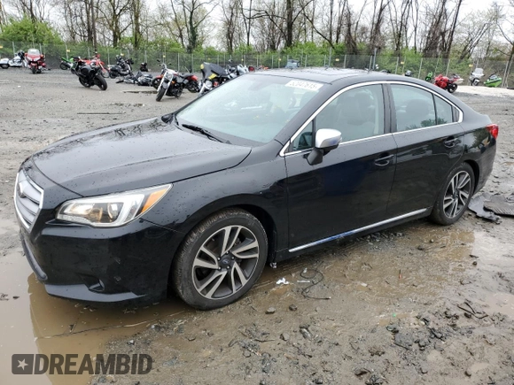 2017 Subaru Legacy Sport with VIN 4S3BNAS64H3052520, listed as a Copart auction lot 52047615 with 48,470 mi miles and Salvage Title. Bid and sale history available at carsss.com. Image 1.