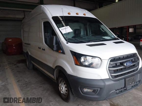 2020 Ford Transit Cargo with VIN 1FTBF4XG0LKB31391, listed as a IAAI auction lot 41603637 with 87,279 mi miles and . Bid and sale history available at DreamBid. Image 1.