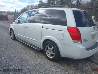 2006 Nissan Quest S Special Edition with VIN 5N1BV28U06N112883, listed as a IAAI auction lot 41820751 with 157,757 mi miles. Bid and sale history available at carsss.com. Image 3.