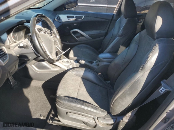2015 Hyundai Veloster with VIN KMHTC6AD8FU242959, listed as a Copart auction lot 46479925 with 168,536 mi miles and Salvage Title. Bid and sale history available at carsss.com. Image 7.