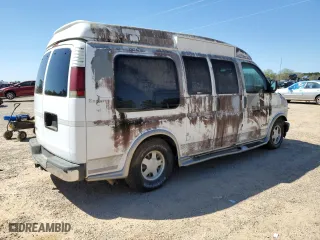 2002 Chevrolet Express Van with VIN 1GBFG15R221214329, listed as a Copart auction lot 49664955 with 108,408 mi miles and Clean Title. Bid and sale history available at carsss.com. Image 3.