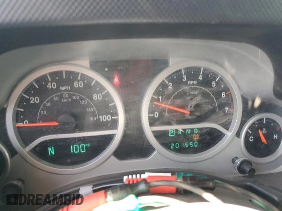 2008 Jeep Wrangler Rubicon z VIN 1J8GA69158L561579, wystawiony jako Copart lot #57525905 z przebiegiem 201 550 mil mil oraz Szkoda całkowita • Salvage title. Historia ofert i sprzedaży dostępna na DreamBid. Obrazek 9.