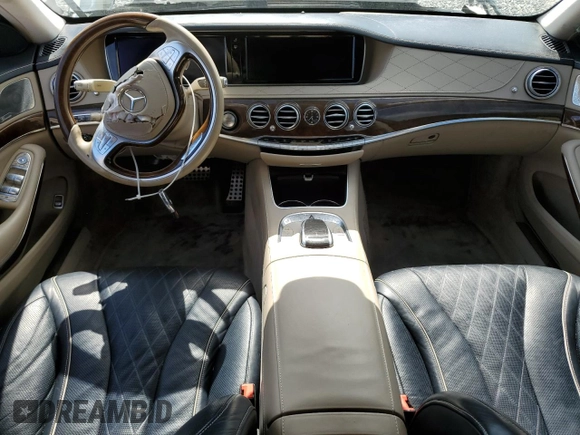 2015 Mercedes-Benz S 550 z VIN WDDUG8CB2FA170054, wystawiony jako Copart lot #57855355 z przebiegiem Nie podano mil oraz Szkoda całkowita • Salvage title. Historia ofert i sprzedaży dostępna na DreamBid. Obrazek 8.