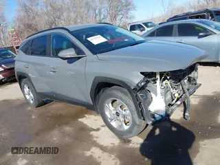 2024 Hyundai Tucson SEL with VIN 5NMJBCDE5RH322877, listed as a IAAI auction lot 41757616 with 53,515 mi miles. Bid and sale history available at carsss.com. Image 1.