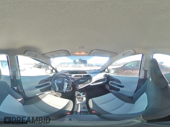 2012 Toyota Prius One with VIN JTDKDTB3XC1006053, listed as a Copart auction lot 43455685 with 112,280 mi miles and Salvage Title. Bid and sale history available at DreamBid. Image 12.