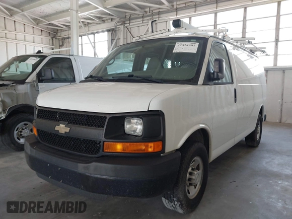 2015 Chevrolet Express Cargo with VIN 1GCWGFCF9F1277631, listed as a IAAI auction lot 42528992 with 243,209 mi miles and . Bid and sale history available at DreamBid. Image 6.